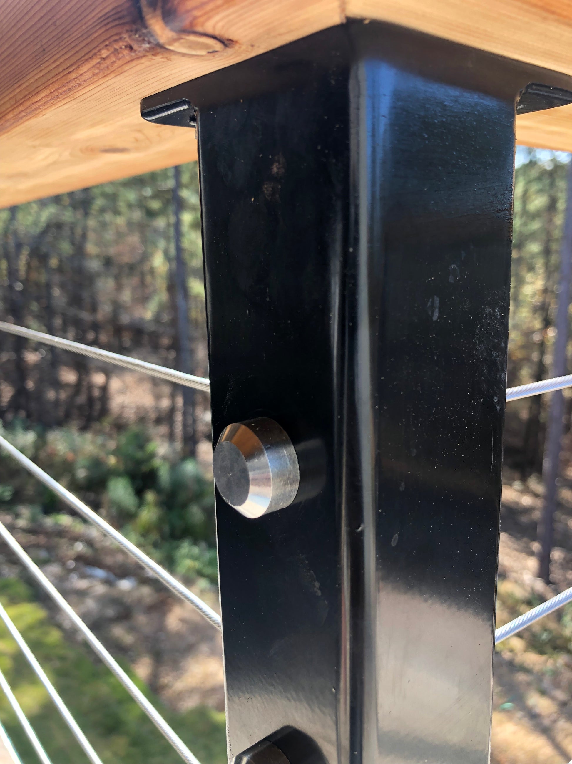 Swage Threaded Terminal with Stainless Steel Cap and Washer Nut - PanoRAIL®