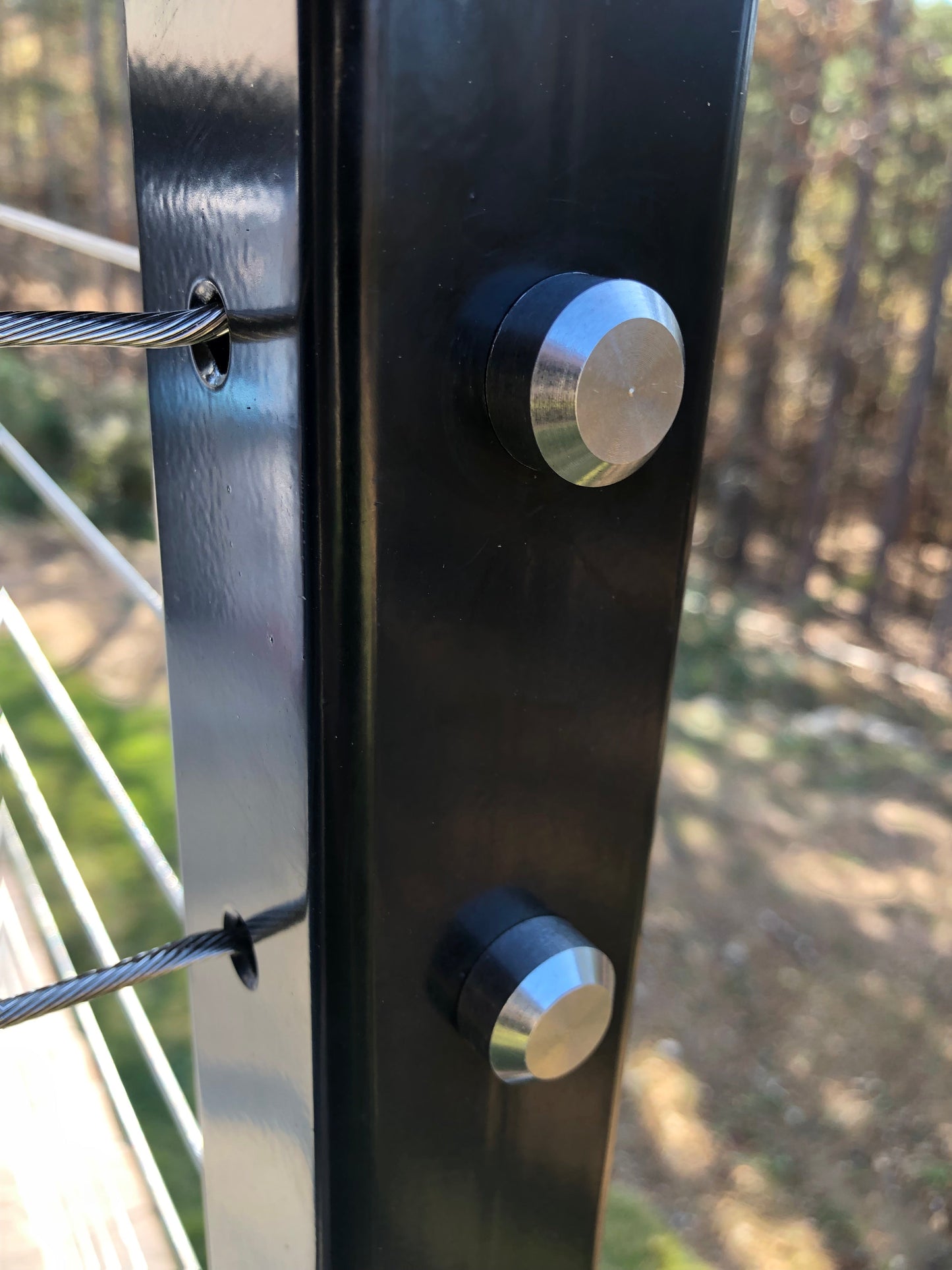 Swage Threaded Terminal with Stainless Steel Cap and Washer Nut - PanoRAIL®