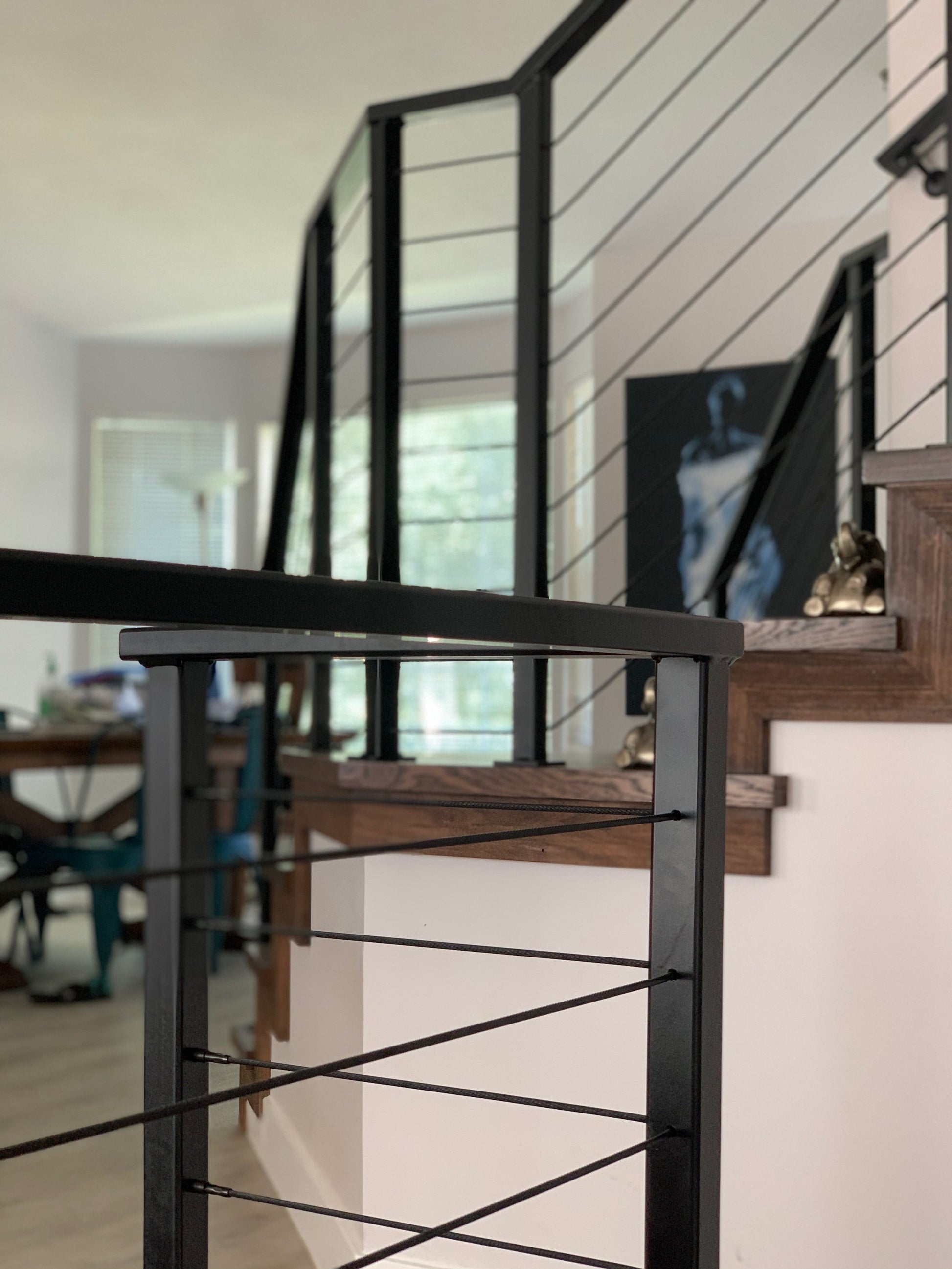 Black Swage T Anchor Fitting - PanoRAIL®